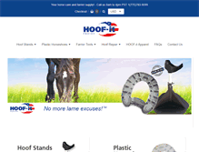 Tablet Screenshot of hoof-it.com